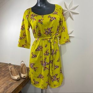 Old navy bright floral patterned dress sz xs